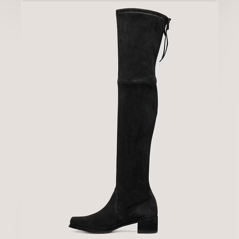 Stuart Weitzman Midland Suede Leather Over-The-Knee Heels Tall Boots Sz 9.5 - Picture 6 of 16